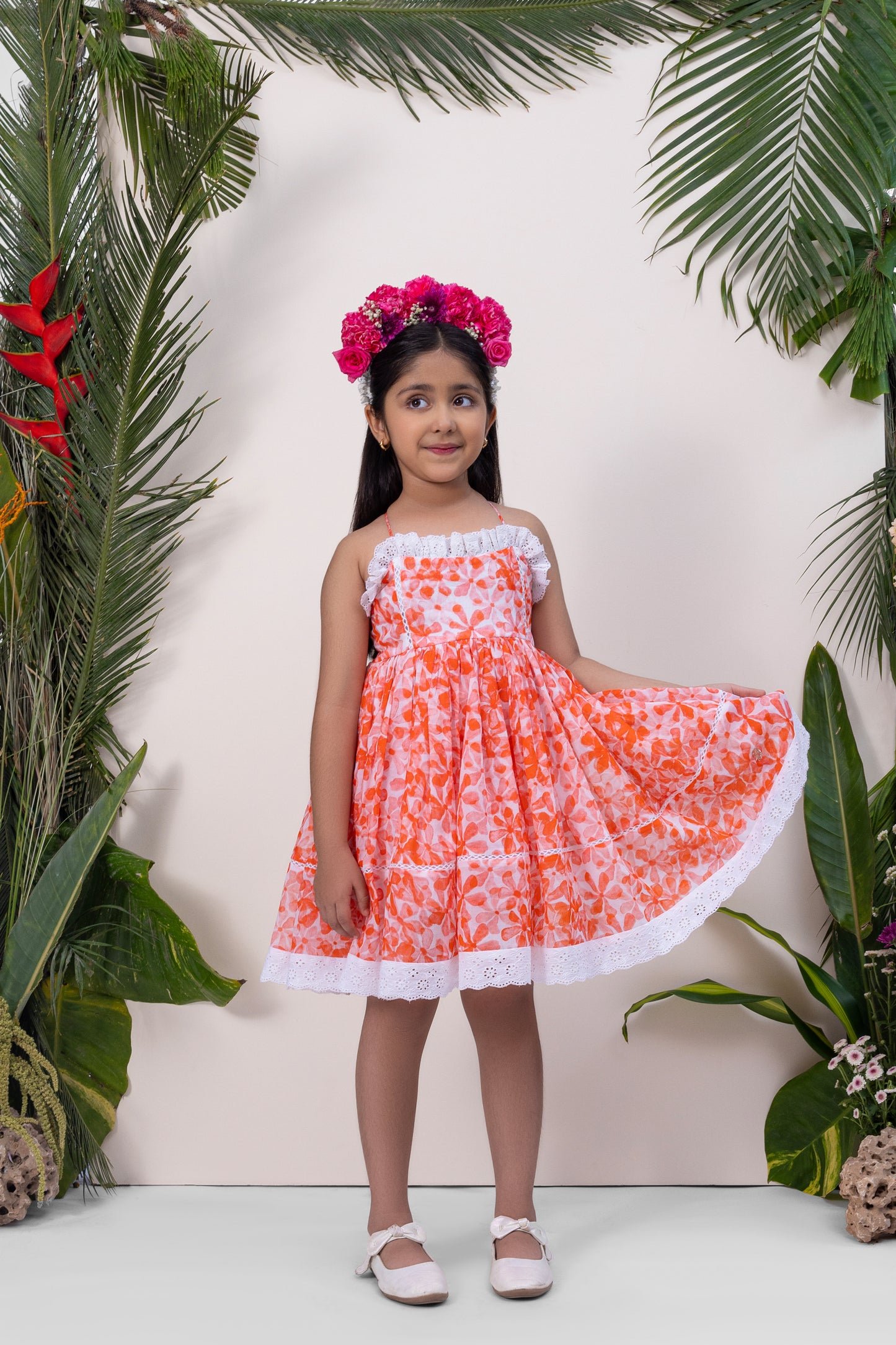 AURORA NOODLE STRAP DRESS